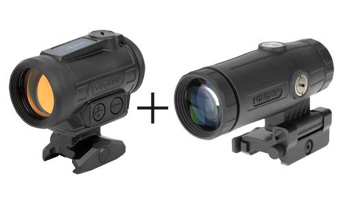 Schieten & jagen Holosun Pack ARO EVO + Magnifier HM3X - Rode stip